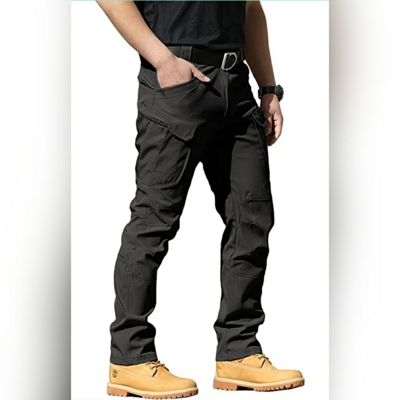 💚Men's Flex Ripstop Tactical Pants Lightweight Hi - Picture 1 of 5